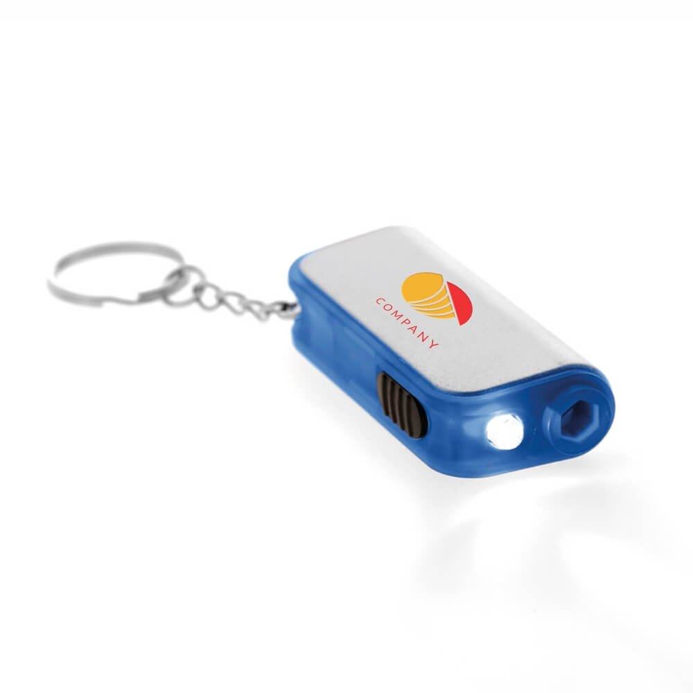 ABRIDORES E CHAVEIROS CHAVEIRO COM LED GOBO COM FERRAMENTA AZUL
