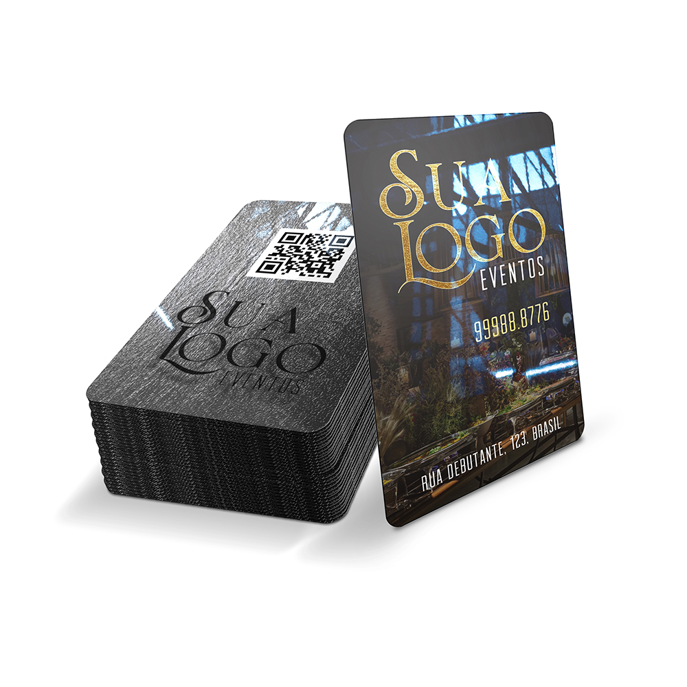 CARTÕES FIDELIDADE PLÁSTICO COMPACTO 50G 59X91MM - 4X1 - 5unid - CF252C
