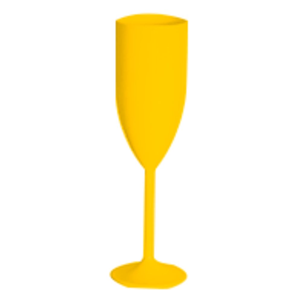 OUTLET EXPRESSIVA SEM PERSONALIZAÇÃO CANECAS E COPOS CANECAS PLASTICAS TAÇA 180ML LEITOSA AMARELO