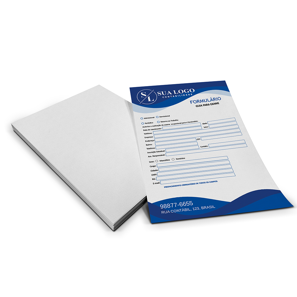 PAPEL TIMBRADO APERGAMINHADO 150G 105X150MM - 4X0 - 250unid - TDAP250C