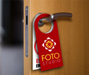 NÃO PERTURBE COM FURO PVC 0,50MM PREMIUM BRANCO - 4X4 - 48unid - NPPF450C