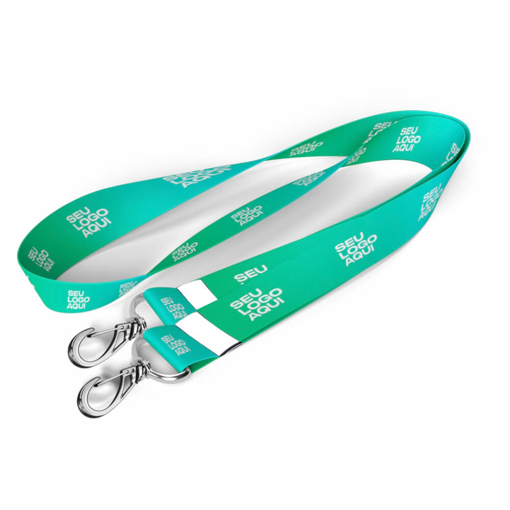 CORDÕES CORDÃO COM MOSQUETÃO DUPLO CORDÃO 12MM 1000X20MM