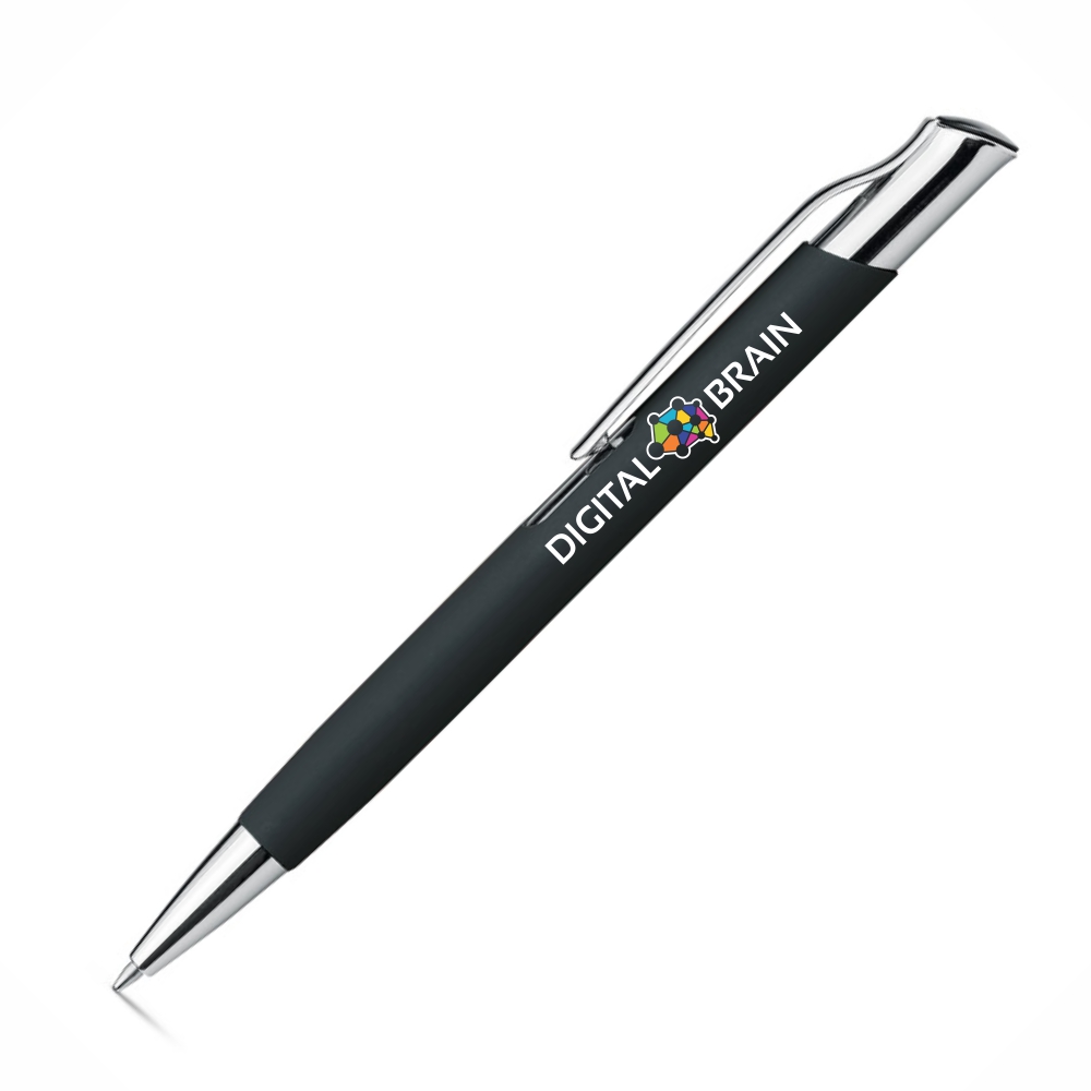 CANETAS IMPRESSÃO COLORIDA LINHA PREMIUM OLAF SOFT PRETA