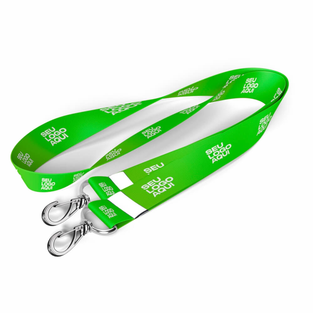 CORDÕES CORDÃO COM MOSQUETÃO DUPLO CORDÃO 12MM 825X20MM - 4X4 - 38unid - CDP12010C