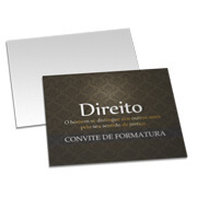 CONVITES BÁSICO COUCHÊ 300G SEM LAMINAÇÃO E SEM VERNIZ UV SEM VERNIZ 182X153MM - 4X0 - 50unid - CBC6050C3
