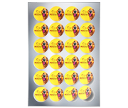 ADESIVOS FOLHA 330X480MM METALIZADO COM TINTA BRANCA - 4X0 - 50unid - ADVMCP50M
