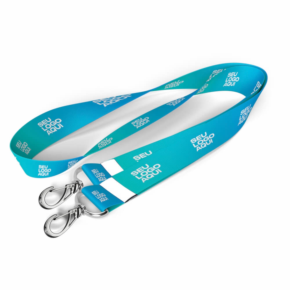 CORDÕES CORDÃO COM MOSQUETÃO DUPLO CORDÃO 12MM 1000X20MM