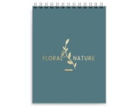 AGENDAS, CADERNOS E APOSTILAS CADERNETA CAPA MALEÁVEL WIRE O MIOLO PERSONALIZADO ABERTURA VERTICAL CAPA COUCHÊ 250G E MIOLO AP 75G LAM FOSCA FR E HOTSTAMPING FR 48 FOLHAS 105X150MM - 4X0 - 48unid - CD5HS50