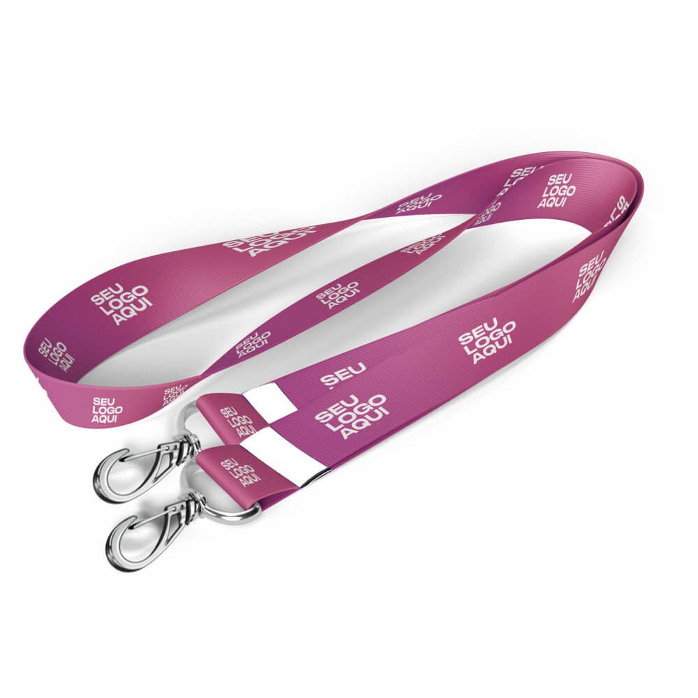 CORDÕES CORDÃO COM MOSQUETÃO DUPLO CORDÃO 15MM 1000X22MM