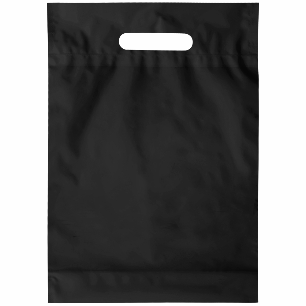 OUTLET EXPRESSIVA SEM PERSONALIZAÇÃO SACOLAS PLÁSTICA BOCA VAZADA 200X300MM PRETA