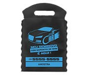 LIXEIRA PARA CARRO 210X300MM PRETO - 1X0 - 50unid - LXCP50G