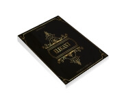AGENDAS, CADERNOS E APOSTILAS CADERNETA CAPA BROCHURA E COLA MIOLO PERSONALIZADO ABERTURA VERTICAL CAPA COUCHÊ 300G E MIOLO AP 75G LAM FOSCA FR E HOTSTAMPING FR 48 FOLHAS 105X150MM - 4X0 - 10unid - CD2HS10C