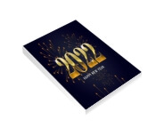 AGENDAS, CADERNOS E APOSTILAS CADERNETA CAPA BROCHURA E COLA MIOLO PERSONALIZADO ABERTURA VERTICAL CAPA COUCHÊ 300G E MIOLO AP 75G LAM FOSCA FR E HOTSTAMPING FR 48 FOLHAS 105X150MM - 4X0 - 20unid - CD2HS20C