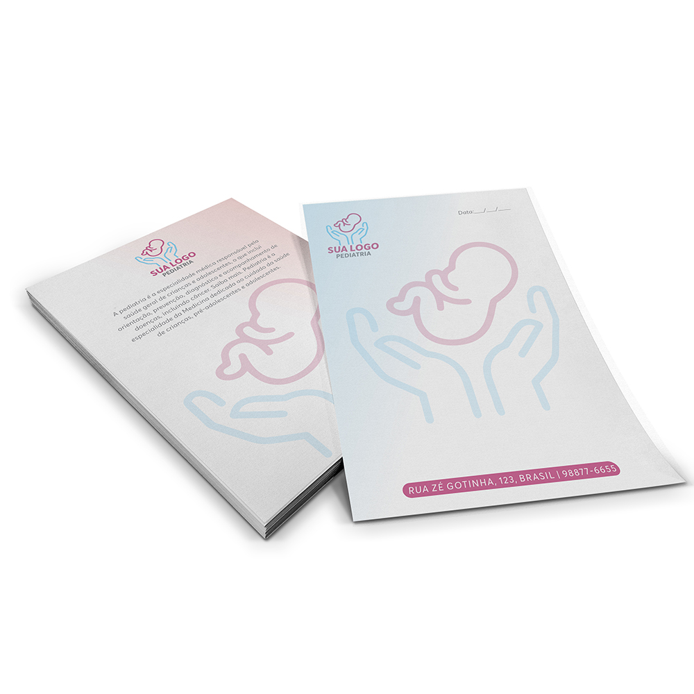 PAPEL TIMBRADO APERGAMINHADO 90G 210X300MM - 4X4 - 50unid - TDBC50C