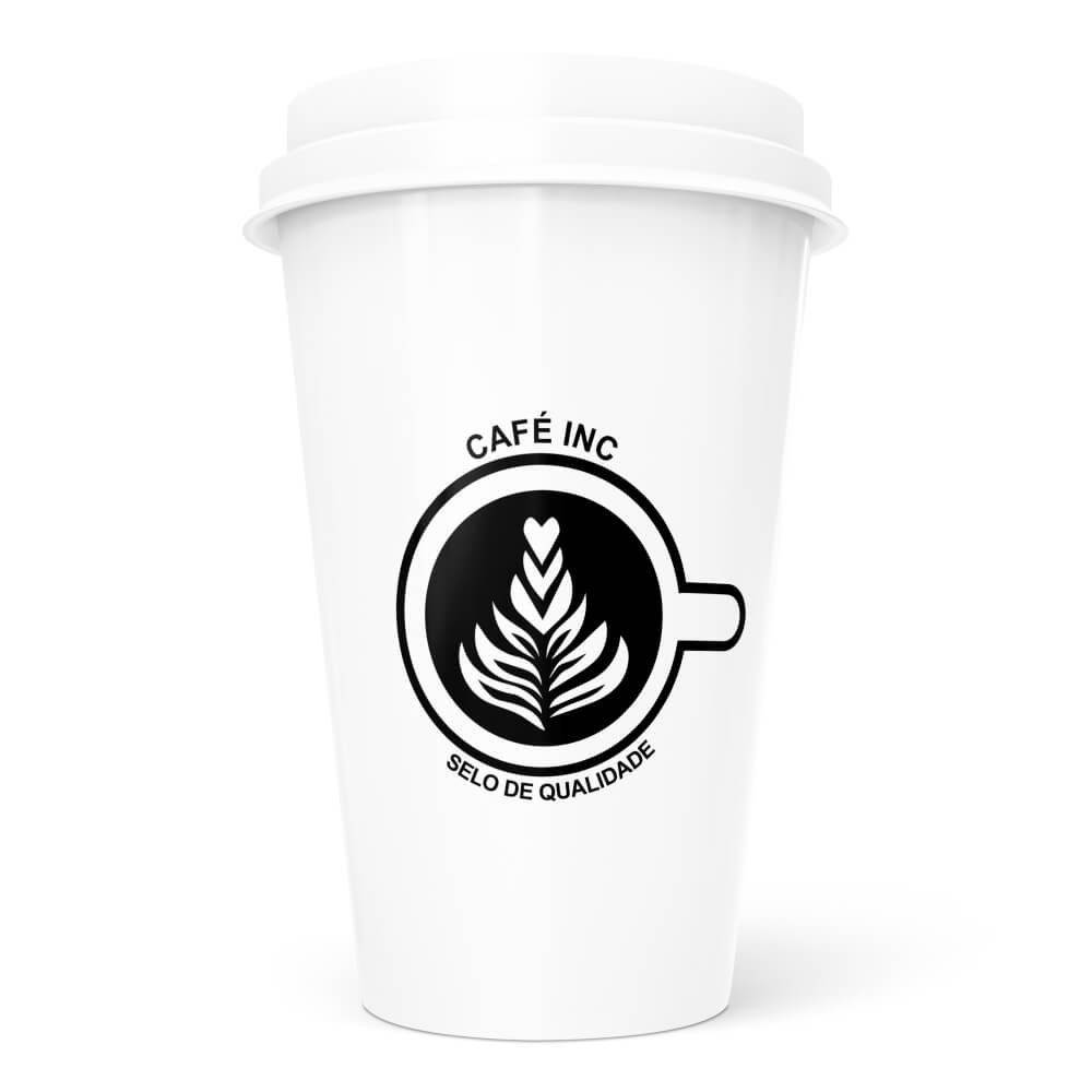 CANECA, COPOS E TAÇAS COPOS COPO BUCKS 550ML IMPRESSÃO SILK COPO BRANCO
