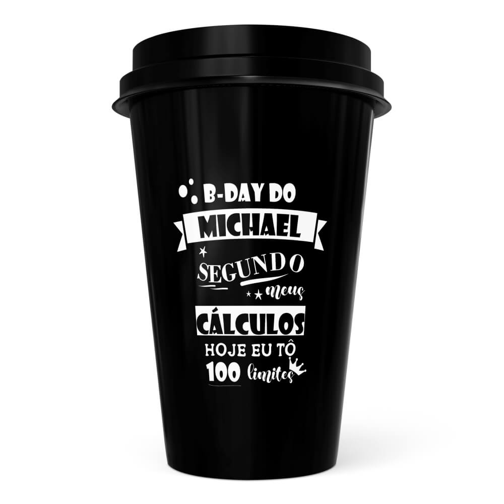 CANECA, COPOS E TAÇAS COPOS COPO BUCKS 550ML IMPRESSÃO SILK COPO PRETO