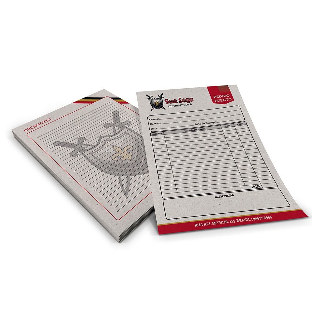 PAPEL TIMBRADO RECICLATO 90G 300X210MM - 4X4 - 250unid - L6CCC