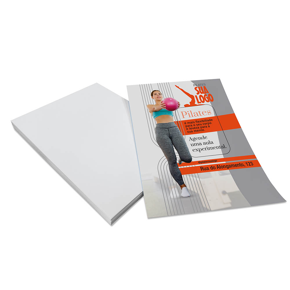 PANFLETOS, FLYERS E FOLHETOS COUCHÊ 115G SEM VERNIZ 150X200MM