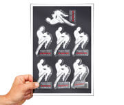 ADESIVOS FOLHA 330X480MM VINIL TRANSPARENTE