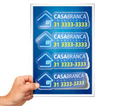 ADESIVOS FOLHA 330X480MM VINIL TRANSPARENTE