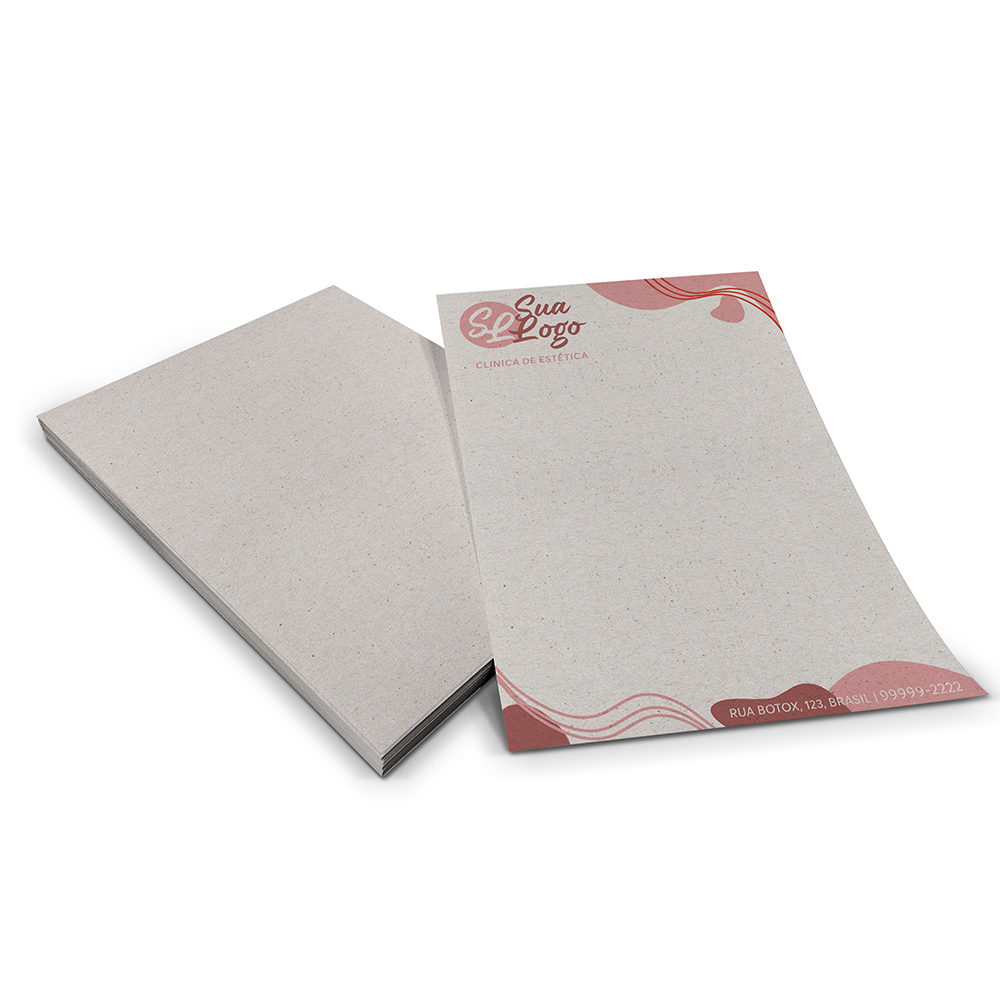 PAPEL TIMBRADO RECICLATO 90G 105X150MM