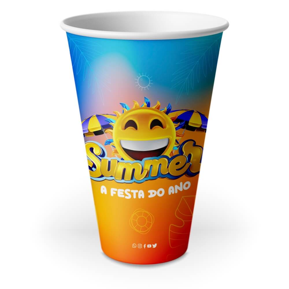 CANECA, COPOS E TAÇAS COPOS COPO LABEL 500ML BRANCO