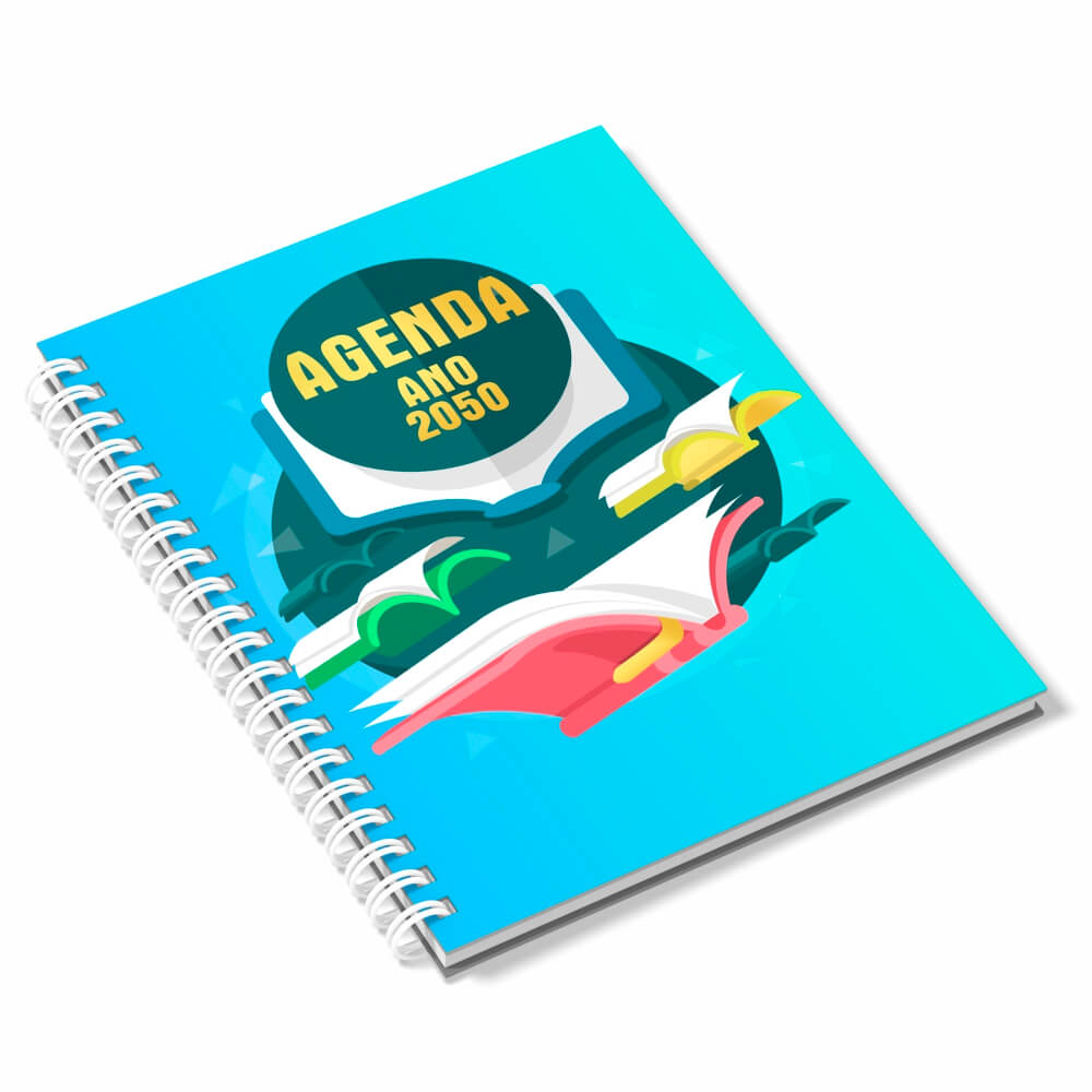 AGENDAS, CADERNOS E APOSTILAS AGENDA 2025 AGENDA ESCOLAR CAPA COUCHÊ 150G NO PAPEL PARANÁ 2MM SEM VERNIZ 150X210MM