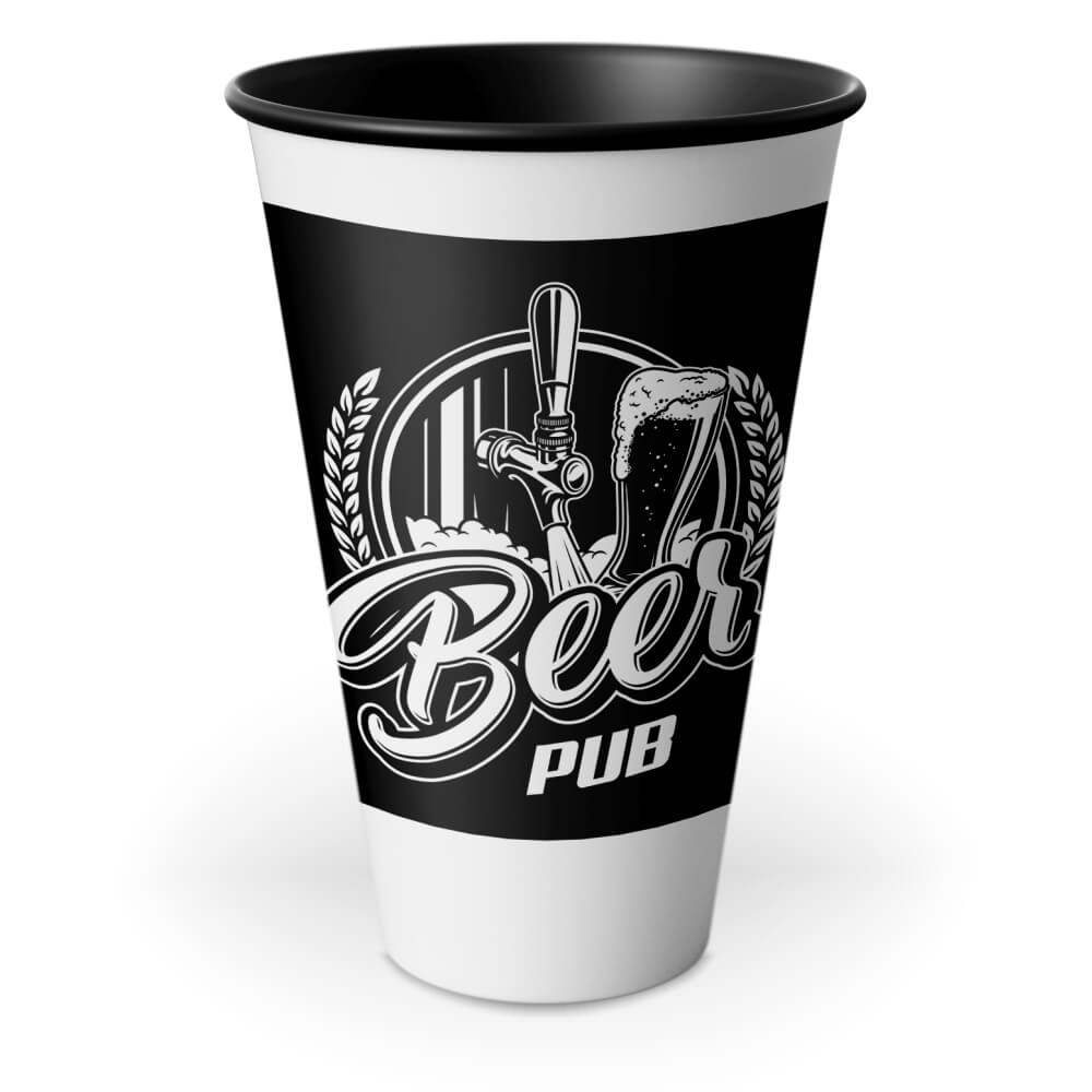 CANECA, COPOS E TAÇAS COPOS COPO LABEL 500ML PRETO
