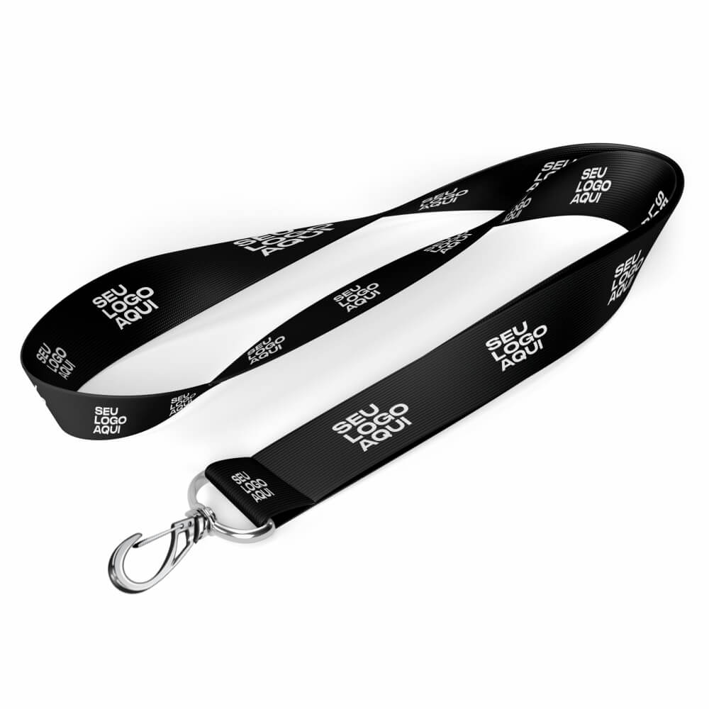 CORDÕES CORDÃO COM ARGOLA OU MOSQUETÃO CORDÃO 20MM 825X25MM - 4X4 - 36unid - COR08C