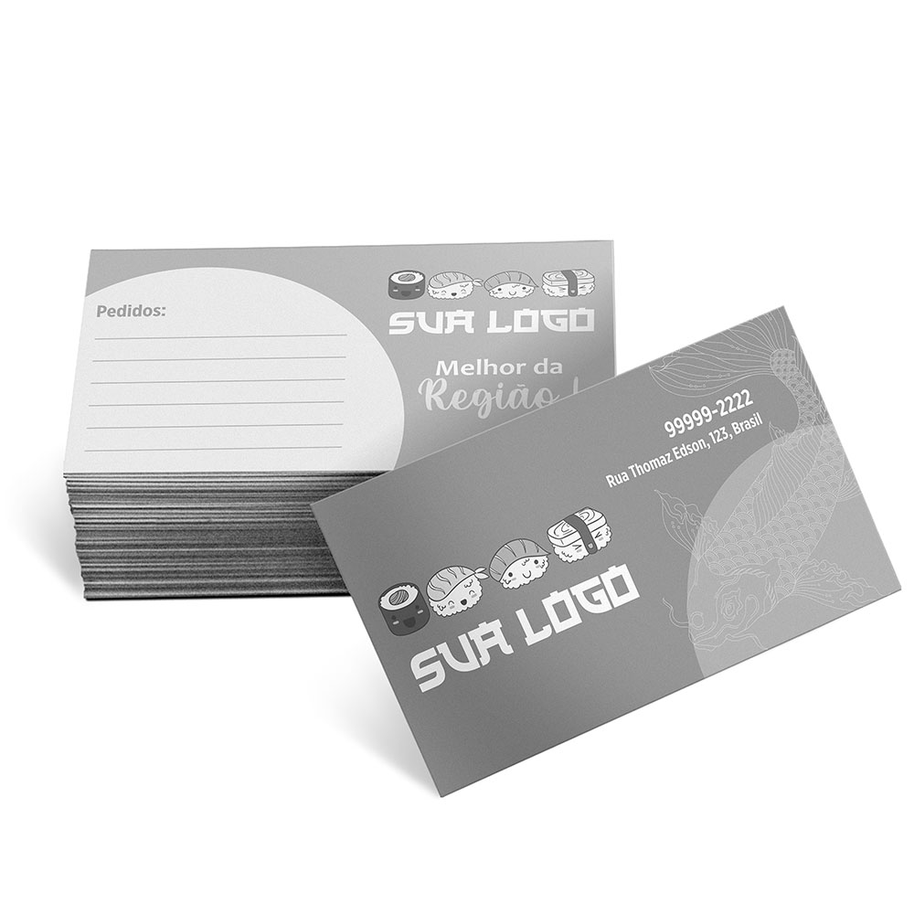 CARTÕES DE VISITA APERGAMINHADO 240G SEM LAMINAÇÃO E SEM VERNIZ UV SEM VERNIZ - 1X1 - 100unid - CS1X1100