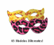 MÁSCARAS MÁSCARAS PERSONALIZADAS COUCHÊ 250G VERNIZ UV VERNIZ UV TOTAL FRENTE - 4X0 - 5000unid - MF4010CCC