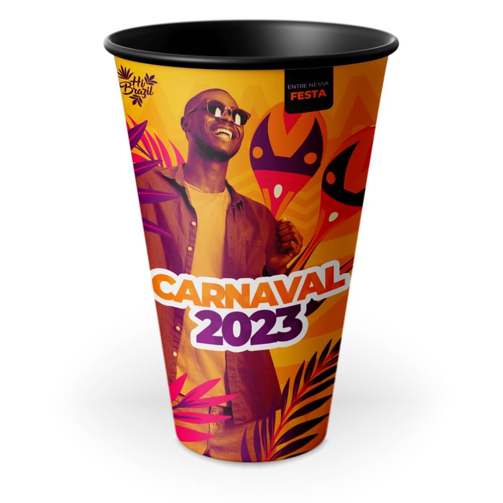 CANECA, COPOS E TAÇAS COPOS COPO LABEL 500ML PRETO