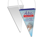 BANDEIROLAS COUCHÊ 150G PIRÂMIDE SEM VERNIZ 152X300MM - 4X0 - 20unid - B154020C6