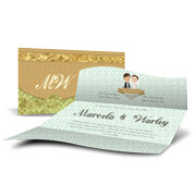 CONVITES REALEZA COUCHÊ 250G HOT STAMPING LAM FOSCA FV E HOTSTAMPING FR