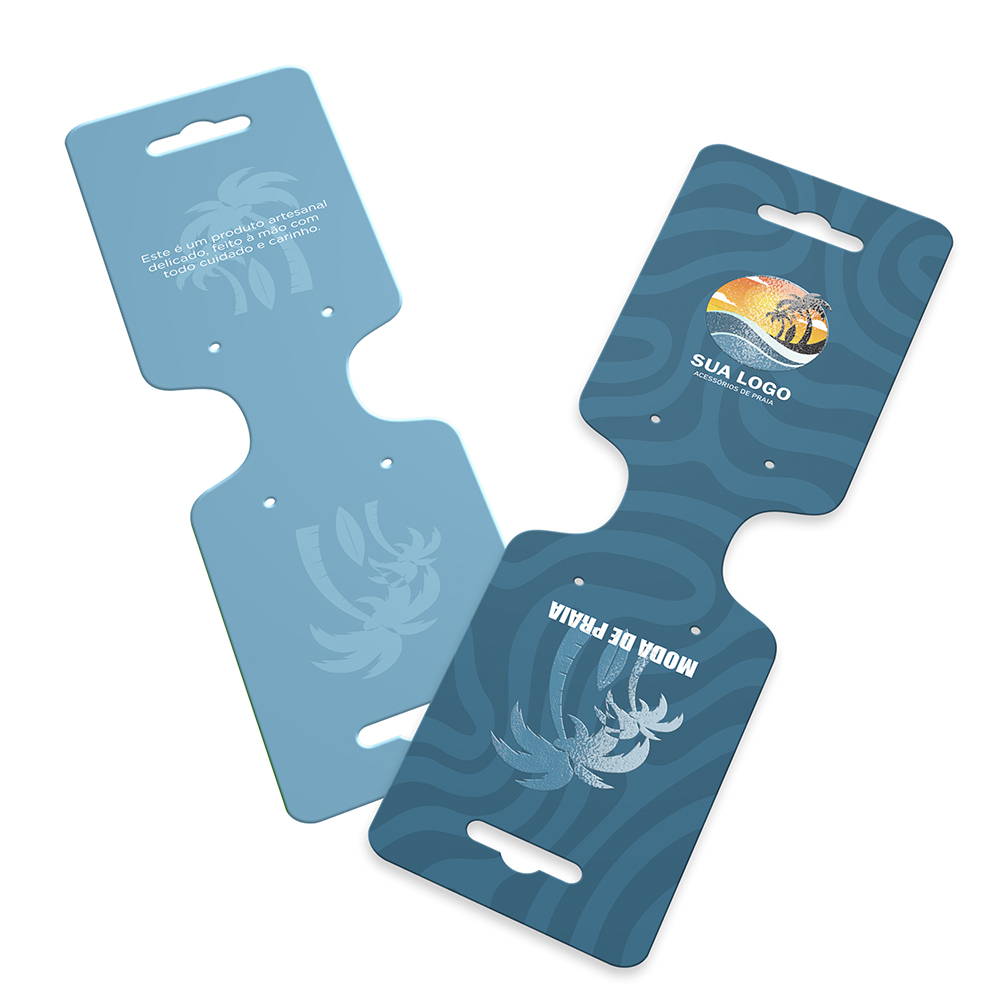 TAGS TAGS ESPECIAIS COUCHÊ 300G VERNIZ LOCALIZADO LAM FOSCA FRENTE E VERNIZ LOCALIZADO FRENTE 182X51MM - 4X4 - 500unid - TDS84500B