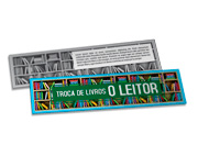 MARCADOR DE PÁGINA COUCHÊ 250G SEM LAMINAÇÃO E SEM VERNIZ SEM VERNIZ 182X51