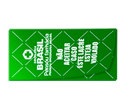 ADESIVOS LACRE DE SEGURANÇA ADESIVO PAPEL 80G RETANGULAR 90X45MM