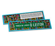 MARCADOR DE PÁGINA COUCHÊ 250G SEM LAMINAÇÃO E SEM VERNIZ SEM VERNIZ 182X51