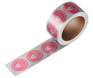 RÓTULO BOBINA BOPP METALIZADO COM TINTA BRANCA 45X45MM - 4X0 - 1000unid - RBMB16CP