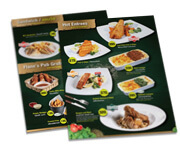 CARDÁPIOS CARDÁPIOS PERSONALIZADOS SIMPLES RECICLATO 240G 300X420MM