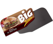 DELIVERY ÍMÃS CORTE ESPECIAL COUCHÊ 250G VERNIZ UV TOTAL FRENTE 103X45MM - 4X0 - 500unid - 5800C