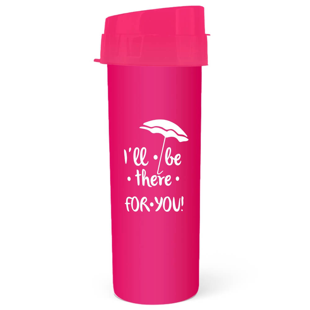 GARRAFAS E SQUEEZES SQUEEZE DE PP MODELO ACQUA BIO 480ML TRANSLÚCIDO ROSA