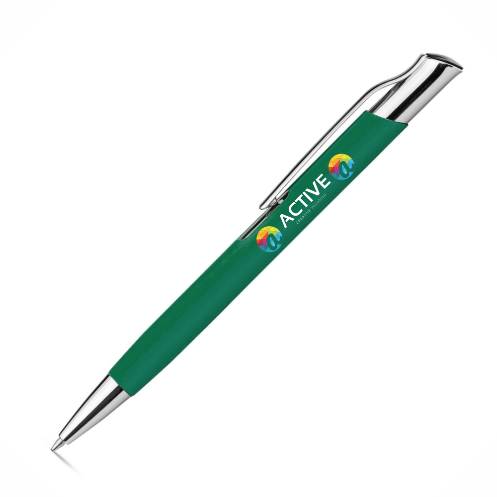 CANETAS IMPRESSÃO COLORIDA LINHA PREMIUM OLAF SOFT VERDE