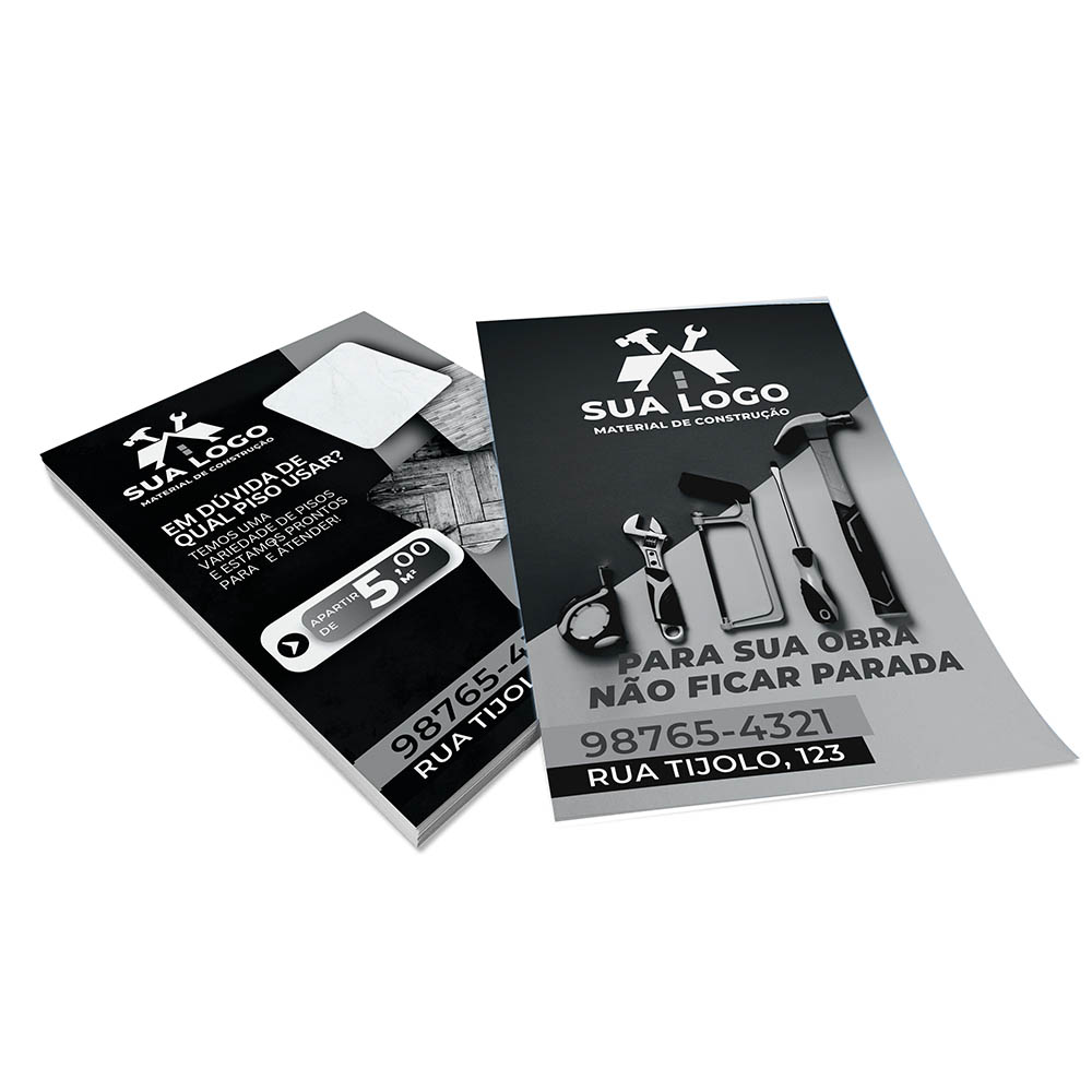 PANFLETOS, FLYERS E FOLHETOS APERGAMINHADO 75G 150X210MM