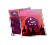 CARDÁPIOS CARDÁPIOS PERSONALIZADOS PLASTIFICADOS PLASTIFICAÇÃO RÍGIDA 0,10MM COUCHÊ 150G 150X210MM